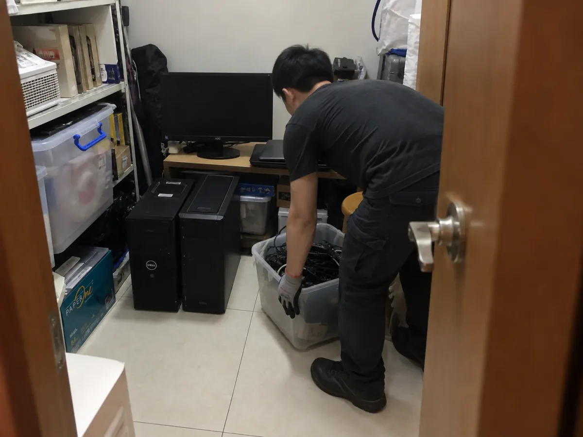 整理搬運中