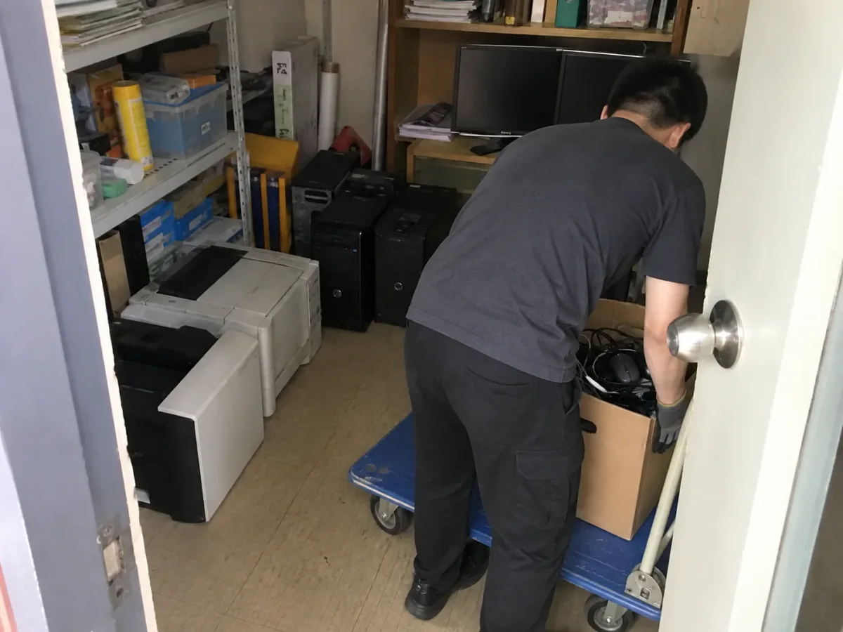 整理搬運中
