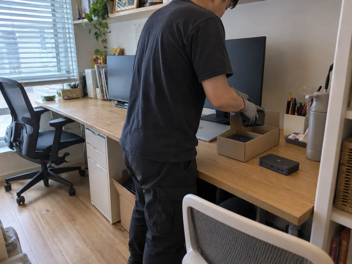 整理搬運中