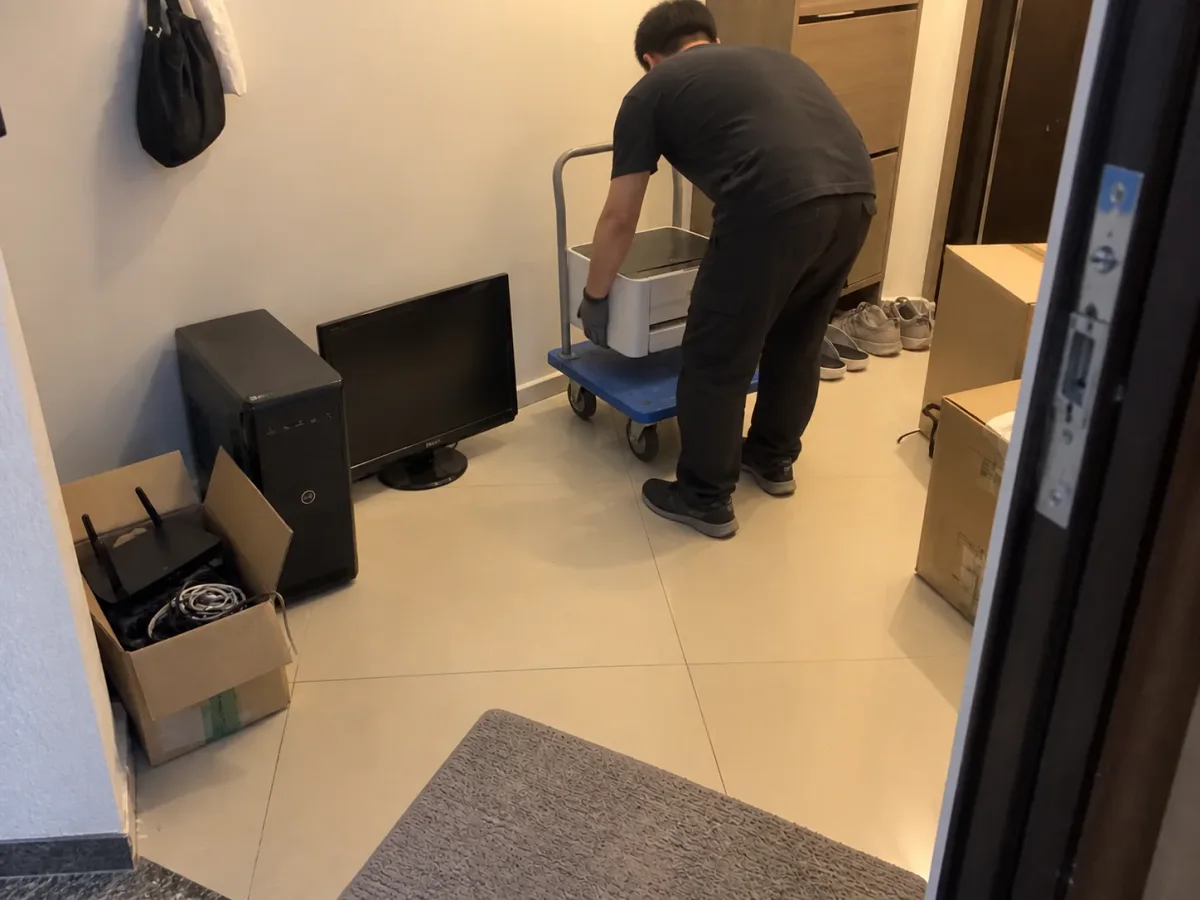 整理搬運中