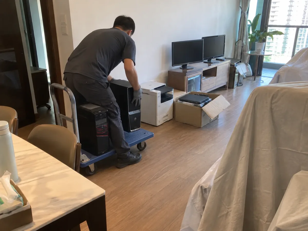 整理搬運中