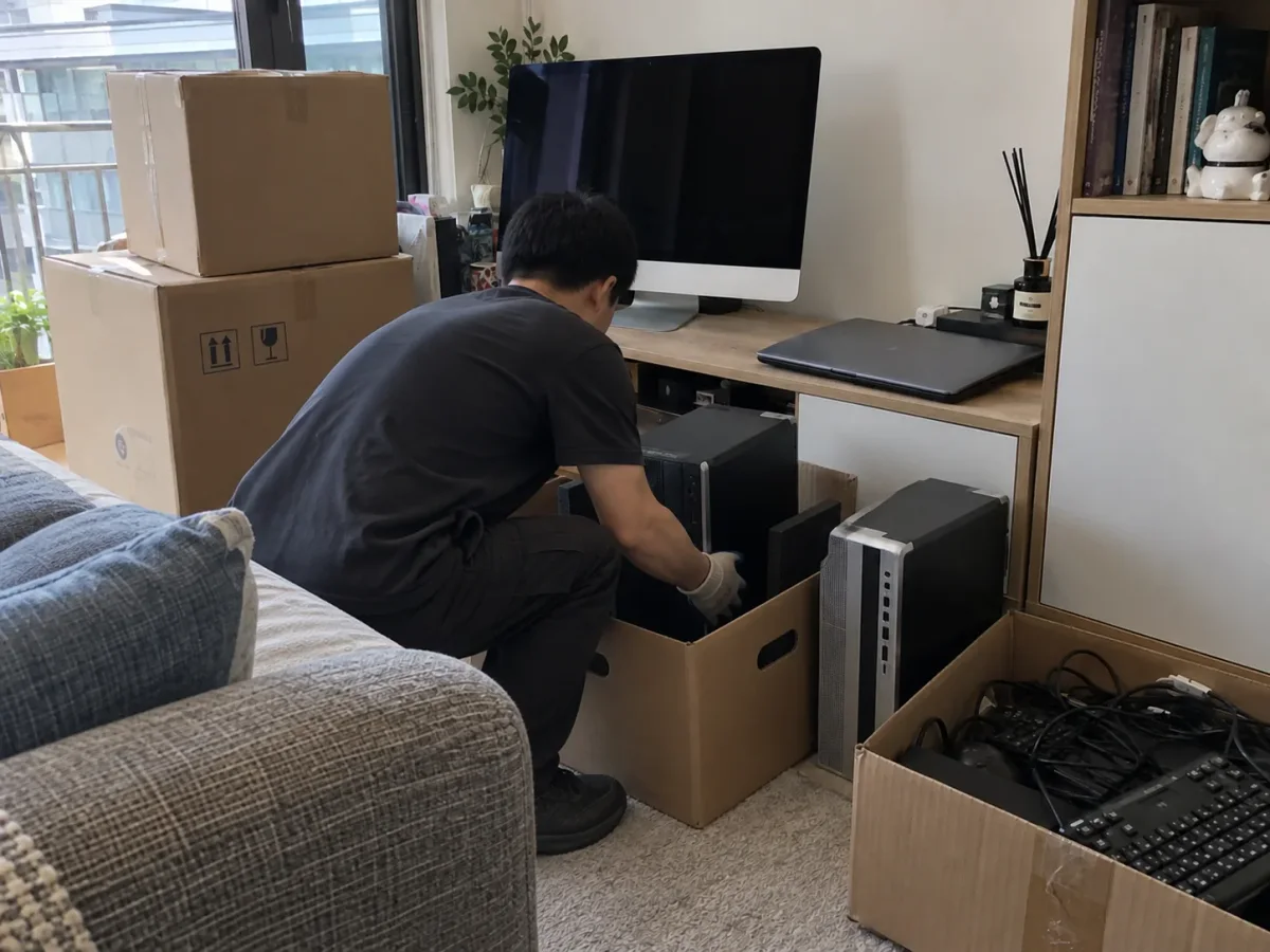 整理搬運中